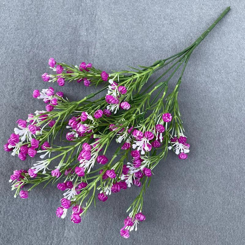 Цыганский Имитация Пианино Сердце Высокая Ветвь Свадебный Букет Комнатная Настольная Цветочная Композиция Имитация Цветка Искусственный Цветок Украшение Искусственный Букет розы красного