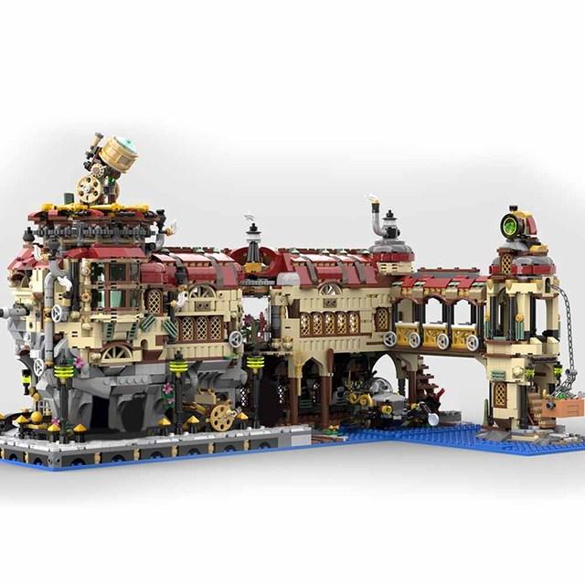 

Набор модульных строительных блоков с паровым приводом, навесная рамка, Exploratorium, архитектурная модель кирпича, сделай сам, детская игрушка, подарок на день рождения