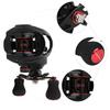 Black Red Metal Spool Magnetic Brake Fishing Casting Reel Fish Wire Wheel Tool AccessoryRight LK100R