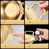 Golden Alcohol Single Person Small Hot Pot Lobster Basin Commercial Alcohol Stove Pot Hotpot Thickened Stainless Steel Dry Pots