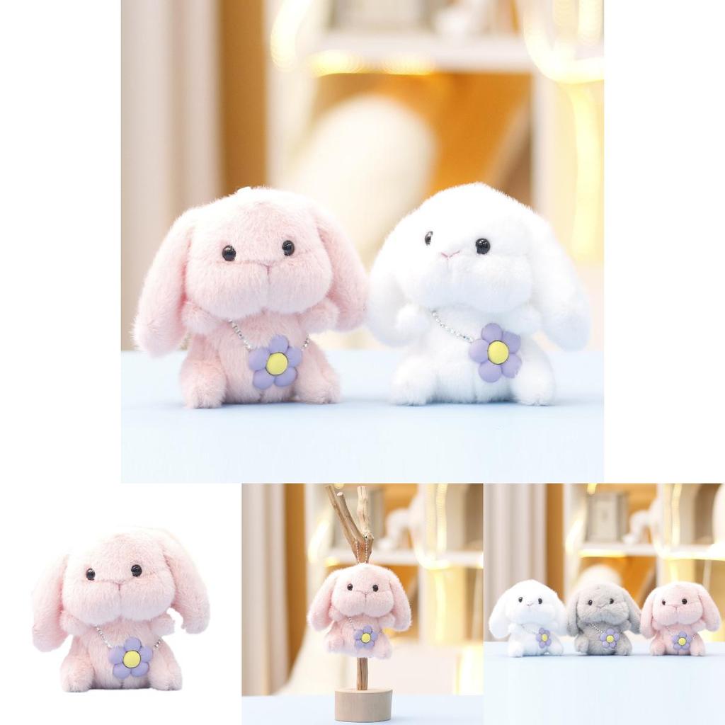 Bunny Plush Toy With Pp Cotton Filling For Kids Girls Soft Stuffed Animal Gift