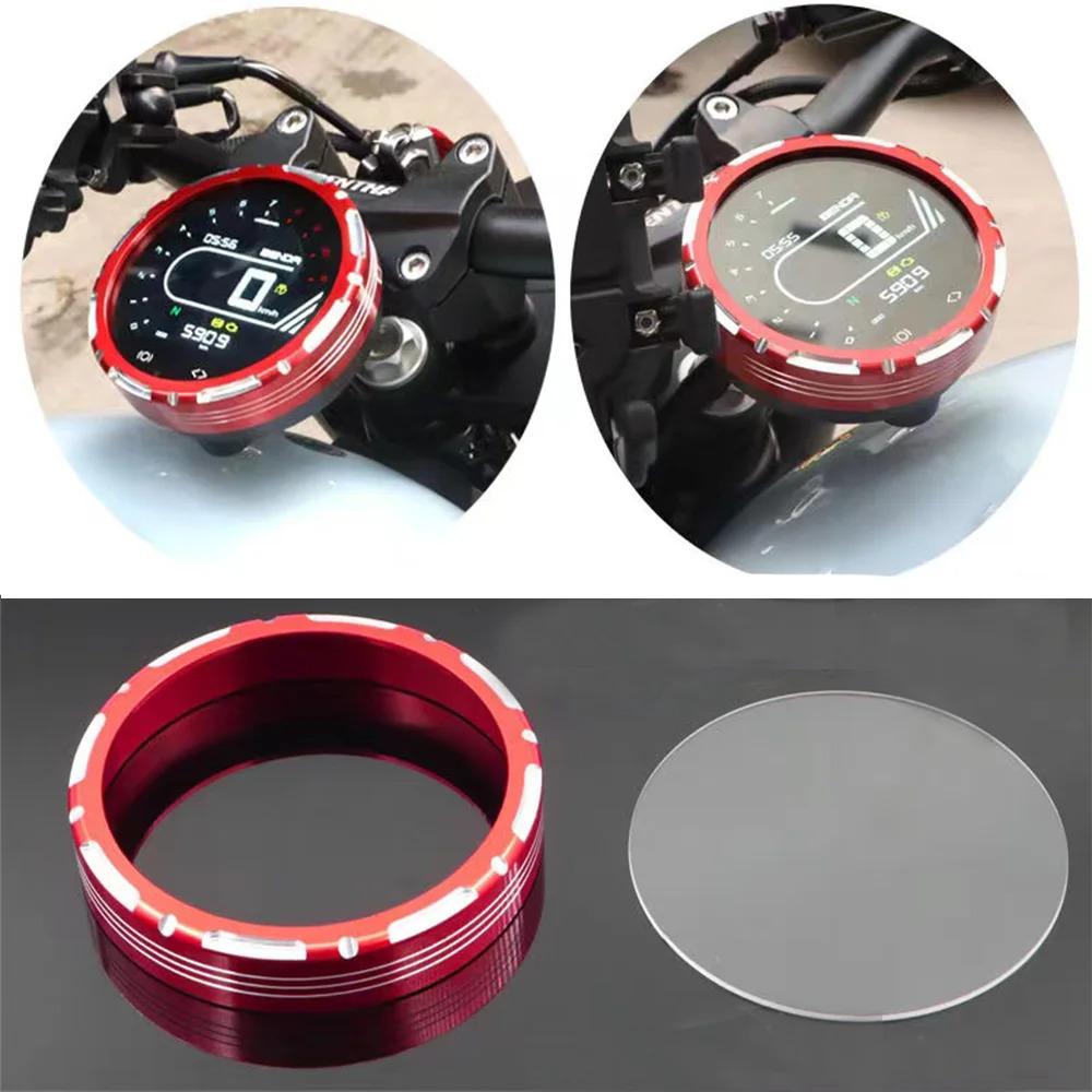 

Motorcycle Speedometer Side Mount Relocation Bracket Cover trument Case Housing For Keeway Benda V302C V302 C trument trim червоний