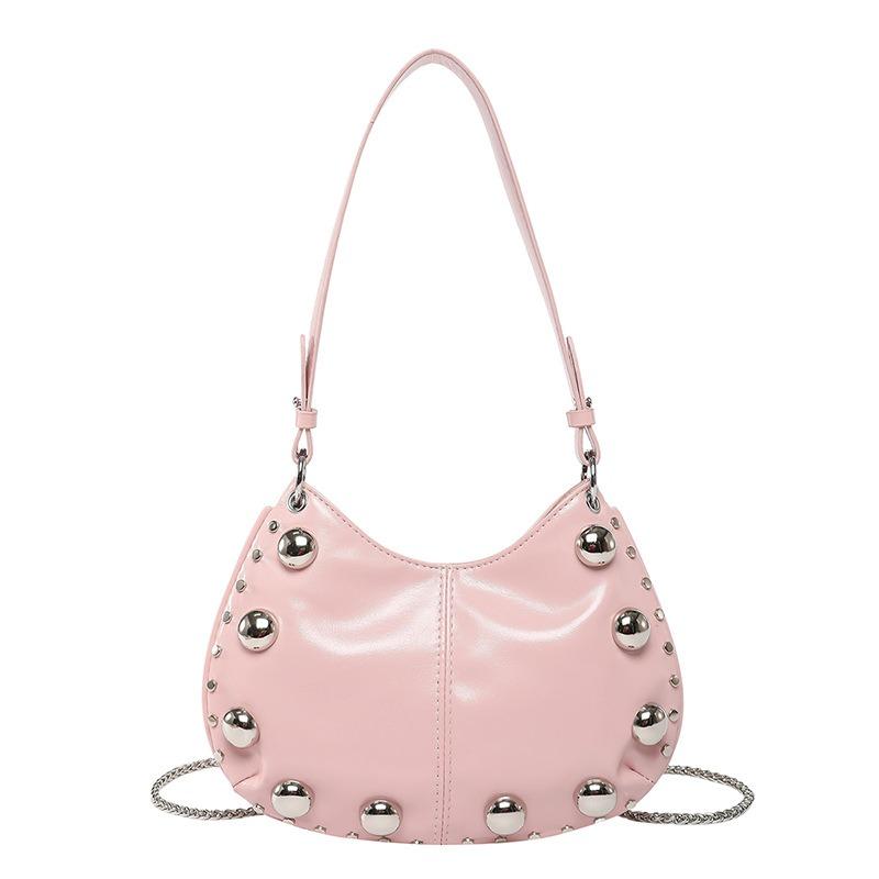 Wind rivet underarm bag women's new high-end retro shoulder messenger bag chain bag