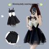 2025 Japanese Student Skirt-Style One-Piece Swimsuit with Tummy Control and Long Length