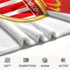 1Pc AC Monza Print Flannel Blanket High Quality Warm Comfortable Cover for All Seasons Perfect for Gifts Home Decor