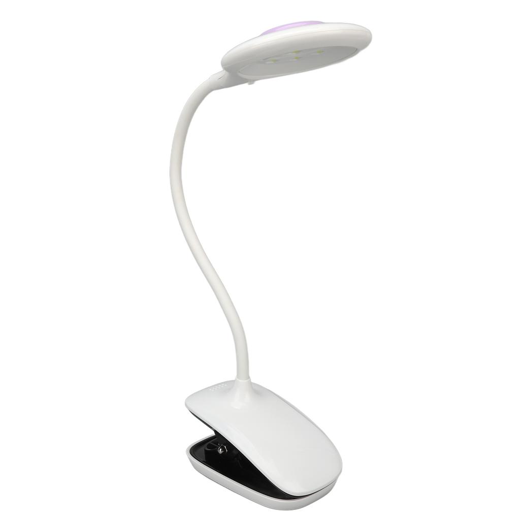 Nail Gel Dryer Light 360 Degrees Rotating 9pcs Light Chips 60s Timing Clip On Nail Polish Curing Lamp