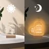 1PC Acrylic Luminous Ornament Photography Accessories, USB Base, Husband Gift, Anniversary/Valentine Figurines