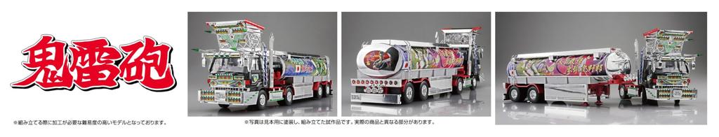 Aoshima Bunka Kyozaisha The Deco Truck Series Demon Raihou Plastic Model 1/32 No.6 (Car)