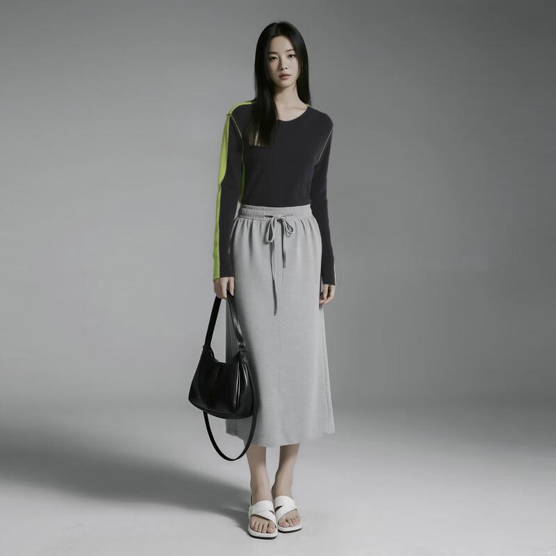 Elva' Island Women's Colorblock Long-Sleeve Knit Sweater