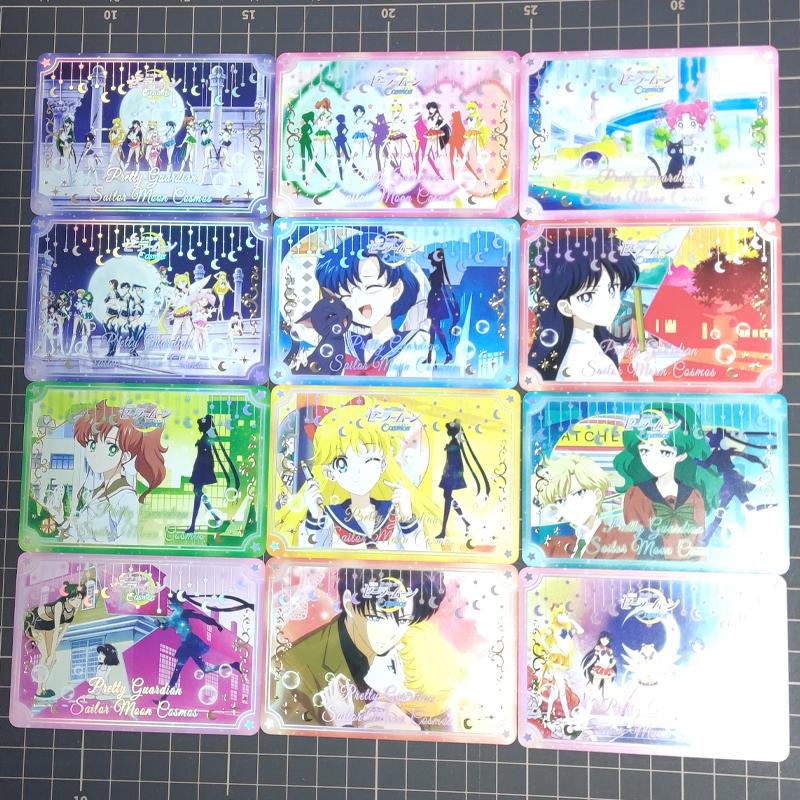 36pcs/set Diy Sailor Moon Self Control Collect Signature Trading Flash Card Anime Cartoon Christmas Gift Toy