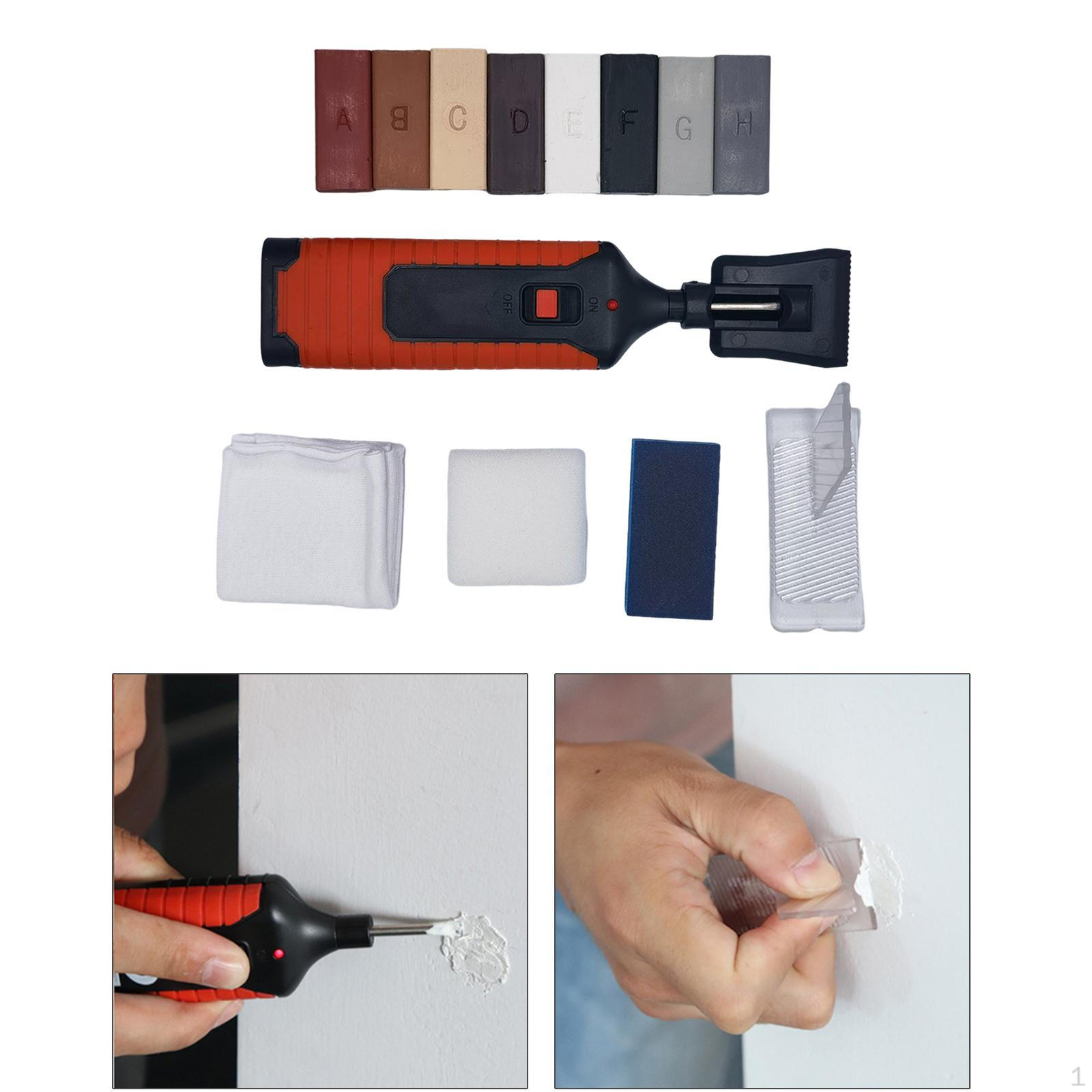Laminate Floor, Worktop Furniture Repair Tool Kit Kits for Scratches, Wood Tile Floor Filler Wax