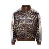 Giacca Bomber da Uomo Vintage con Ricamo Leopardo Vestibilità Larga Streetwear Capospalla Casual Autunno