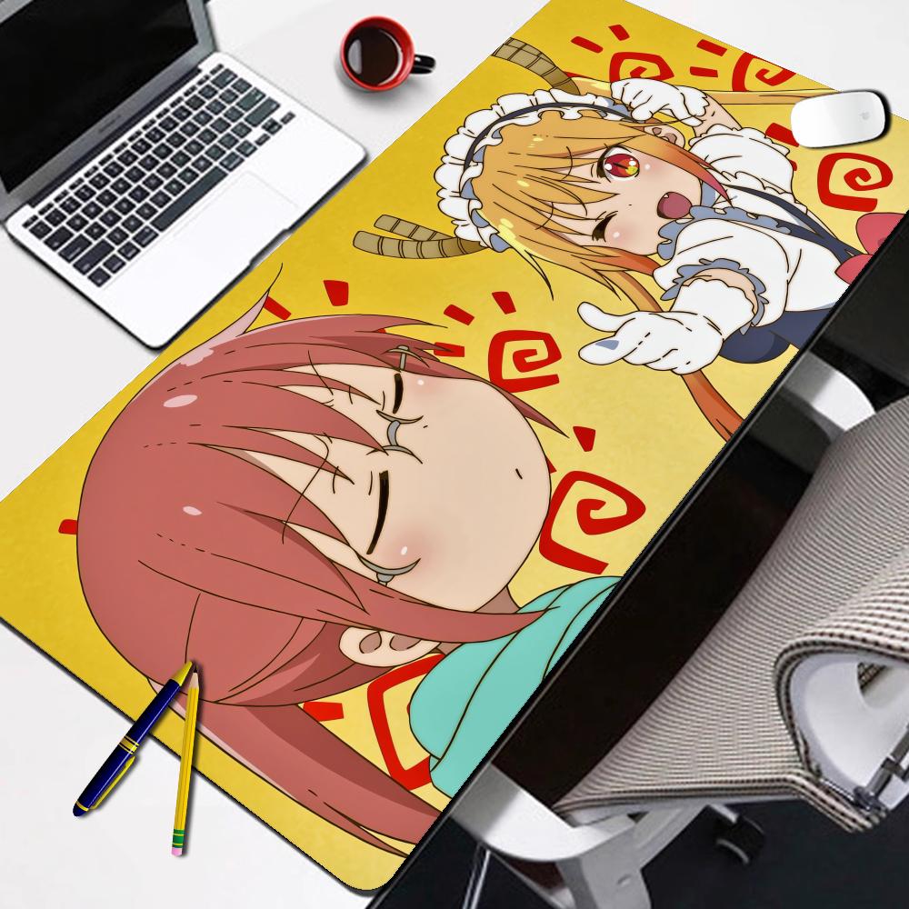 Miss Kobayashi Dragon Maid MousePad Large Computer Gaming HD Printing Accessories player Mat Carpet Antislip Laptop Soft