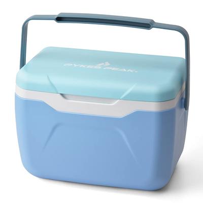 Cooler Box Small Mini Cooler Box for Fishing and with Space To Attach Ice Packs To the Inside of the NORDICBLUE - Camping, 5.5L / 20L, Lid.