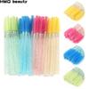 Brosse à sourcils jetable en cristal, Extension de cils, baguettes de Mascara, applicateur, pinceaux cosmétiques, outil de maquillage de beauté