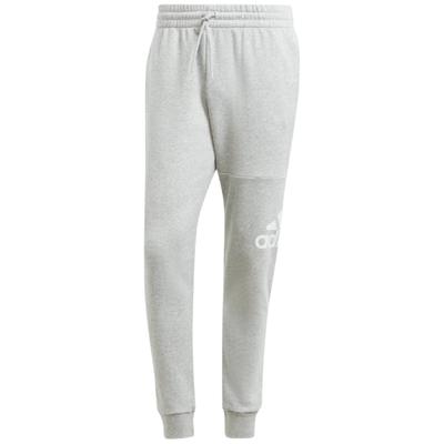 Adidas Big Logo Fleece Sweat Pants, Mens Grey Trousers