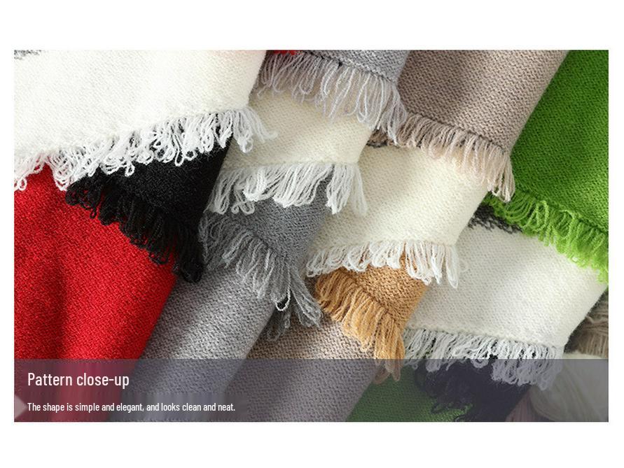 Trendy Men's Round Neck Loose Knit Sweater