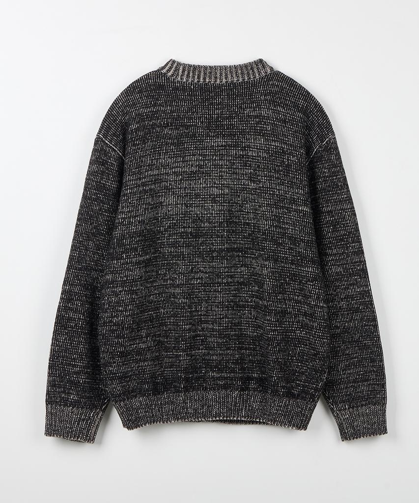 NODU Logo Ring Round Knit [Black]