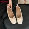 Fashion Fashion Butterfly-Knot Ladies Flats Shoes Luxury Female Soft Footwear Shallow Women Flats Slip On Shoes