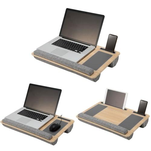 Nakabayashi, Digio2 Laptop/Tablet Knee Table Natural Wood Grain Z8914