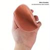 Silicone Body Scrubber Natural Bristles Skin Exfoliator Scrub Shower Sponge Brush Silicone Bath Shower Brush