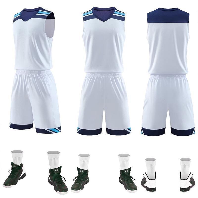 Tuta da Basket, Tuta Sportiva da Allenamento per Partite, Gilet, Maglia da Uomo Adulto Bambino, Traspirante Estiva da Donna