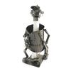 Les Trésors De Lily [M9885] - Hunter 'Metal Sculpture' Bottle Holder - 23.5x13x12 Cm