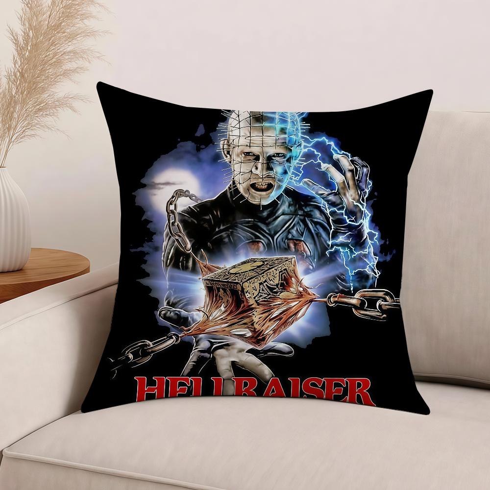 Film Hellraiser Pinhead Kissenbezug Bürokissen Geeignet für Sofa Auto Schlafzimmer Dekorative Kissenhülle