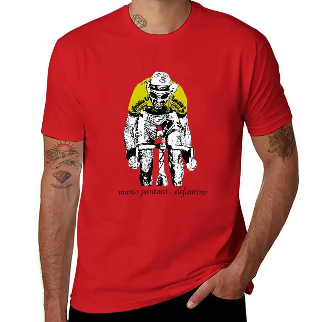 Oversizeds schattige tops T-shirt heren Le Tour: Marco Pantani T-shirt harajuku herenkleding grafische t-shirts KATOEN