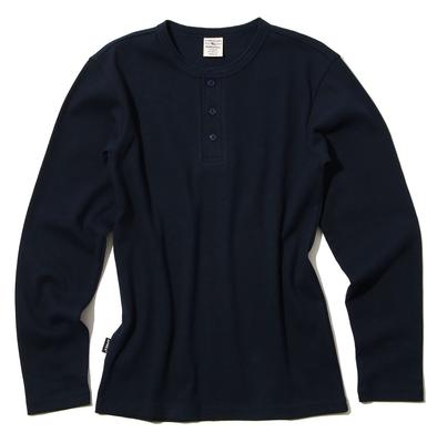 DAILY RIB HENLY NECK TEE 6153482 Men's L Royal