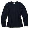 AVIREX DAILY RIB HENLY NECK TEE 6153482 Men's L Royal
