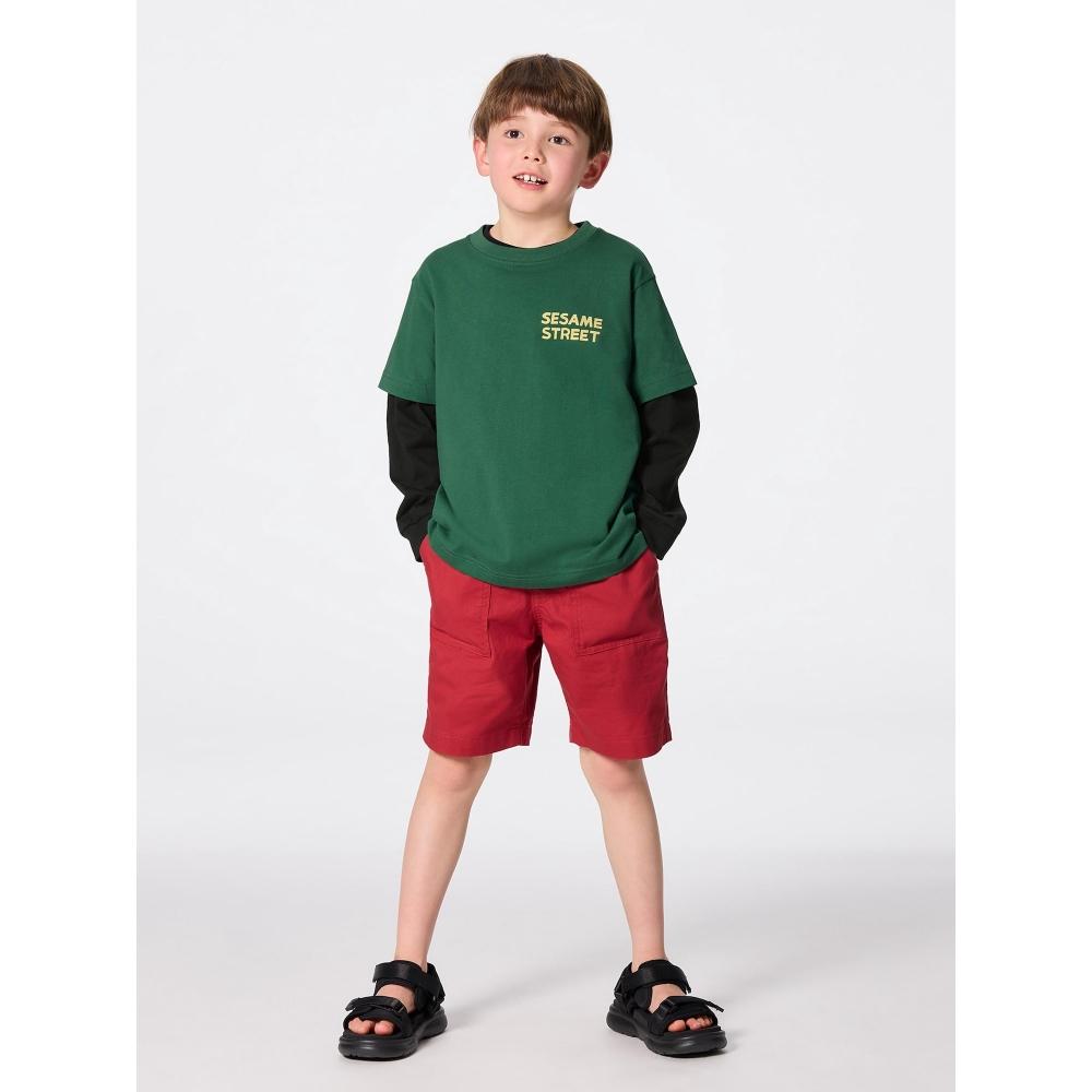 Gu By Uniqlo Kids  Unisex  Graphic T Sesame sTreeT