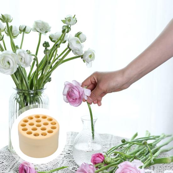 6 Pcs Spiral Ikebana Stem Holders Flower Arrangement Tools Reusable Flower Holders DIY Floral Art Accessory for Table Centerpiece Party Wedding