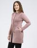 Monte Carlo Women Round Neck Full Sleeve Knitted Coat