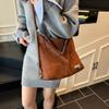 2025 Trendy Women's Large-Capacity Fashionable Tote: Commute & Crossbody Bag