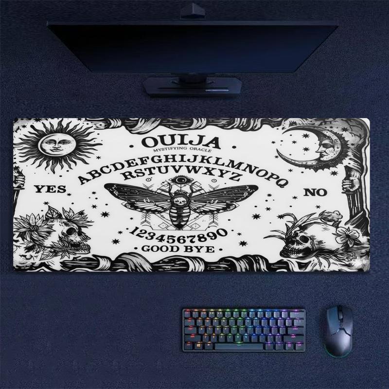 Gothic Moth Color Mouse Pad Large Gaming Table Cushion Non-slip Laptop Tablet Big Mousepad XXL Mat Mini PC Playmat With Lock edge