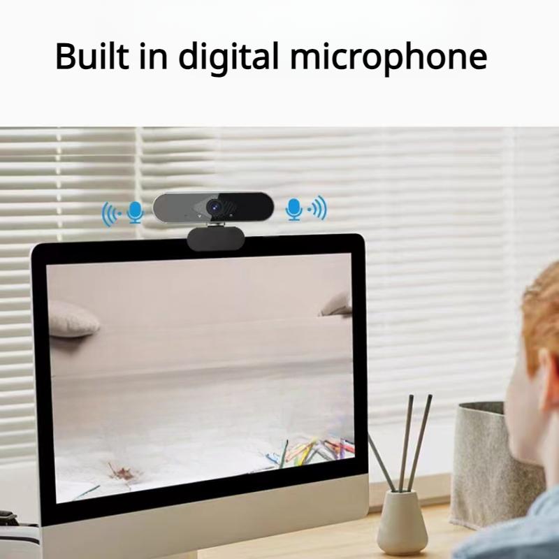 USB-High-Definition-Computer-Live-Streaming-Kamera Remote-Konferenz Dedizierte Mikrofonkamera Hohe Klangqualität Geräuschdichtes, verzögerungsfreies Mikrofon