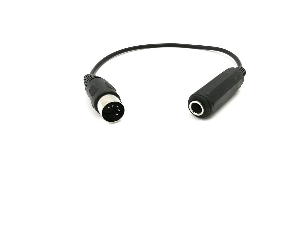 SinLoon 30cm MIDI DIN Male To Monopris TRS Stereo Audio Cable for MIDI Electric MIDI DIN Cable, 5-Pin 6.35mm (1/4") Keyboards, Synthesizers, Organs,