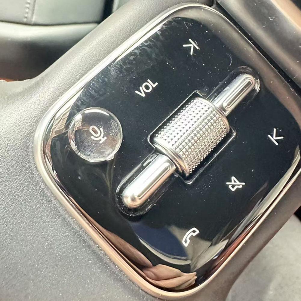 For Tesla Model YJuniper 2025 Open Door Button Stickers Steering Wheel Crystal Buttons Sticker Car Interior Decoration Accessory
