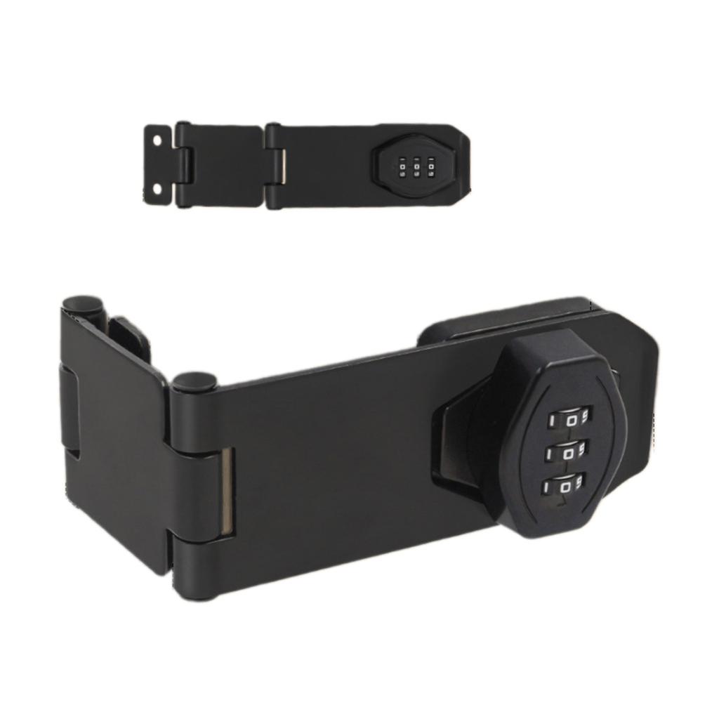 Secure Your Closet Without Key Combination Lock Featuring Twist Knob Hasp Latches Convenient Accessory for Cabinets