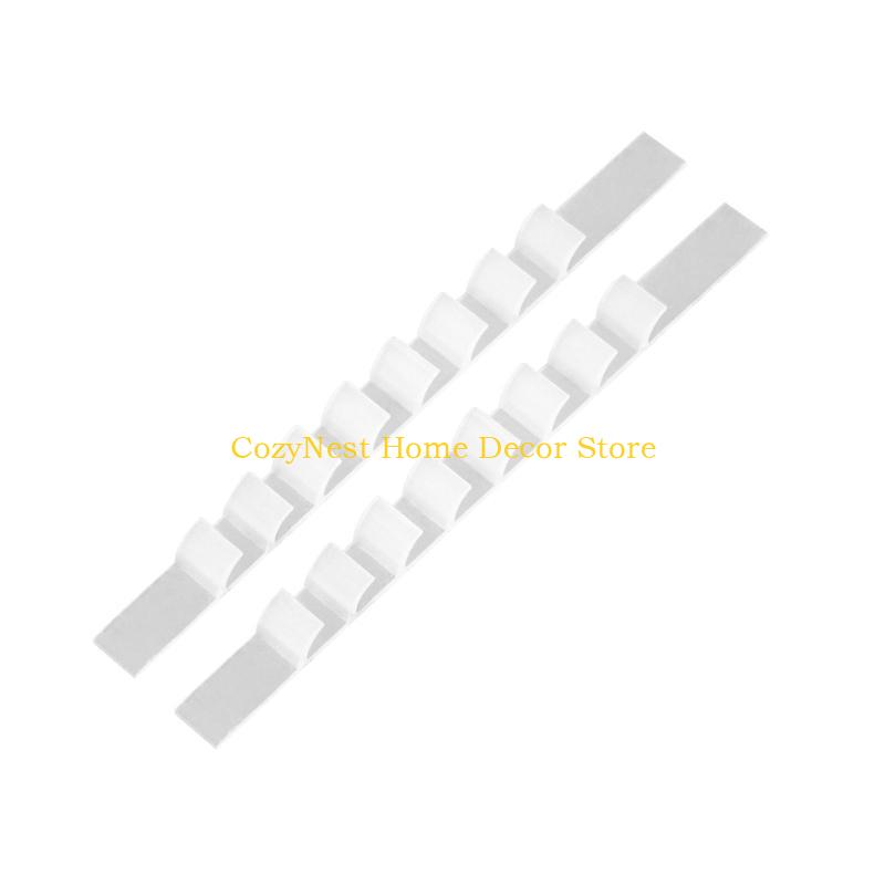 92MF 200/300/500Pcs Scale Hanger Anti-Slip Strips Clear Silicone Gear Anti-Slip Strip Hanger Handle Anti-Slip Strip Set
