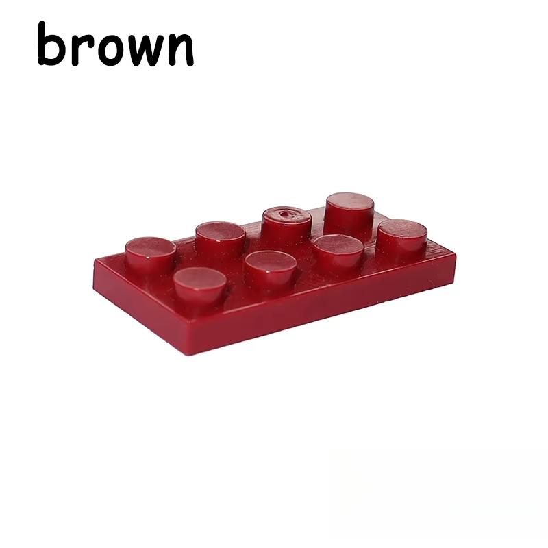 

50/100PCS 2x4 Dot 2*4 Plate 3020 MOC Assemble Particles DO IT YOURSELF Construction Bricks Figures Blocks Learning Creativity Toy ideal for Kid 50pcs