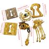 Zinc Zinc Alloy Devil's Eye Brooch Keyhole Shape Banquet Clothes Metal Pin  Clothes Accessories