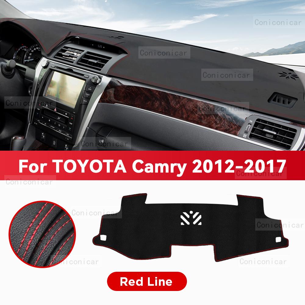 For TOYOTA Camry 2012-2017 Car Dashboard Cover Mat Sun Shade Pad Avoid Light Mat Instrument Carpet Protection Accessories