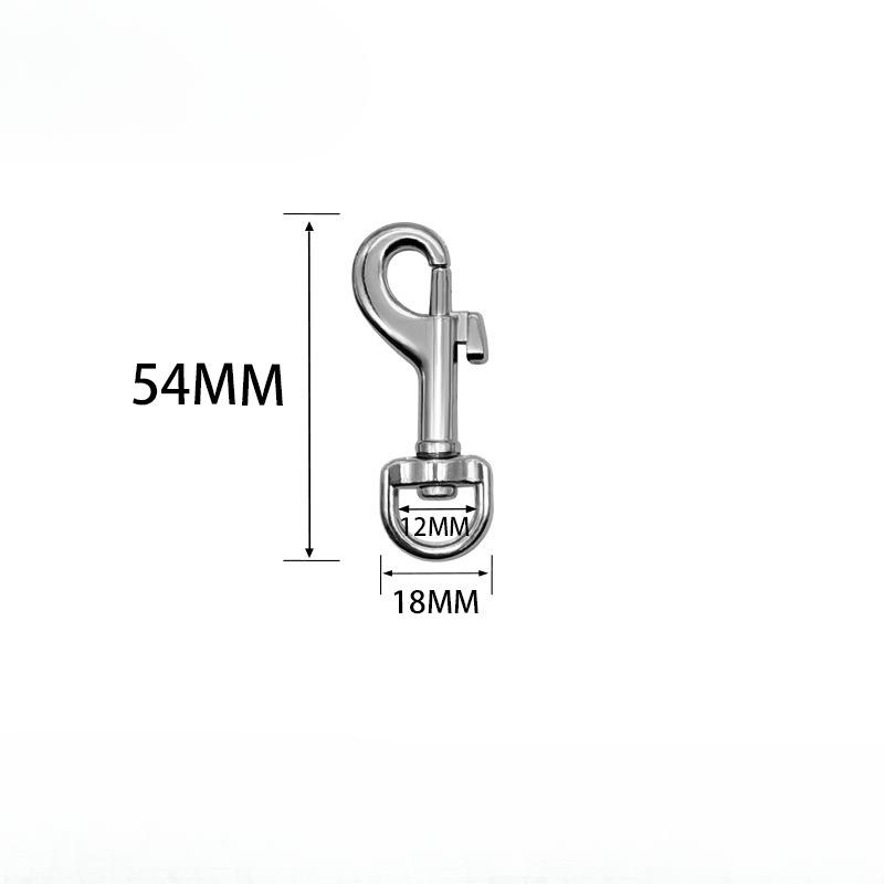 5pcs Outdoor Climbing Backpack Universal Rotating Metal Buckle Fishing Utilities Collar Lock Buckle Luggage Hardware Accessories