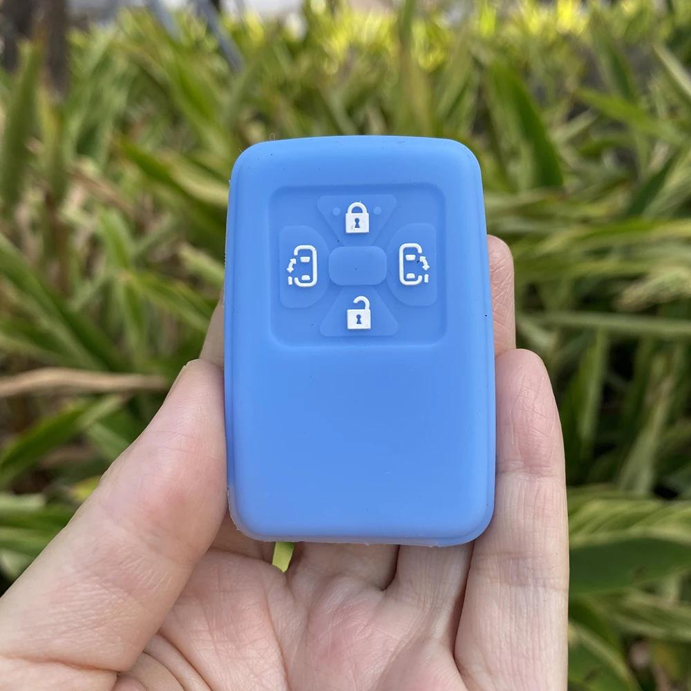 Custodia in Silicone a 4 Pulsanti per Chiave Telecomando Toyota Estima Alphard Vellfire Coprichiave Keyless Guscio Cover Portachiavi per Auto