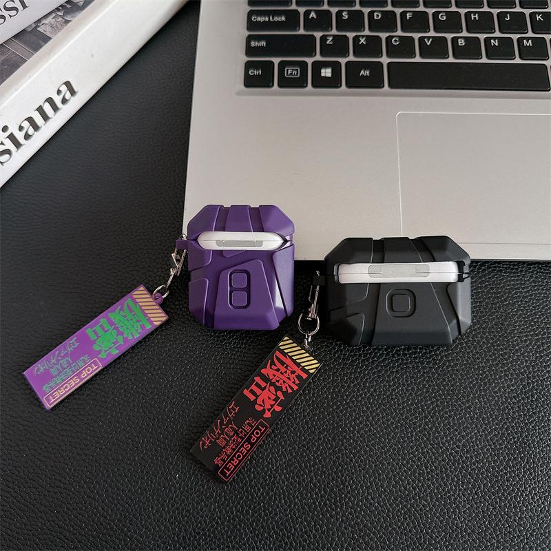 EVANGELION EVA Anime Case for Airpods 4 Pro 2 3 Earphone Accessories Bluetooth Headset Silicone Apple Air Pod 3/2/1 Cover Shell