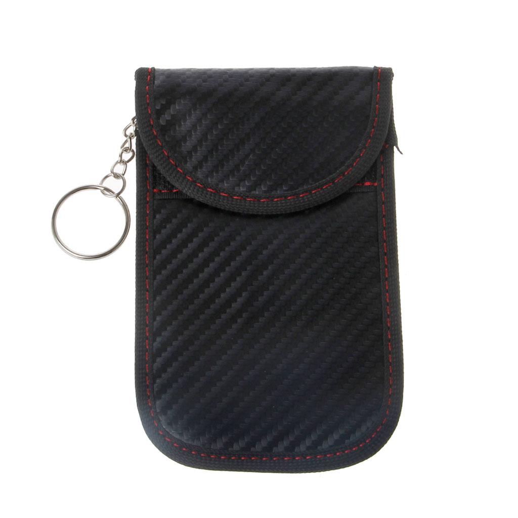 Car RFID Signal Blocking Faraday Bag for Key Fob Security Box Signal Blocking Po 1 серебряный