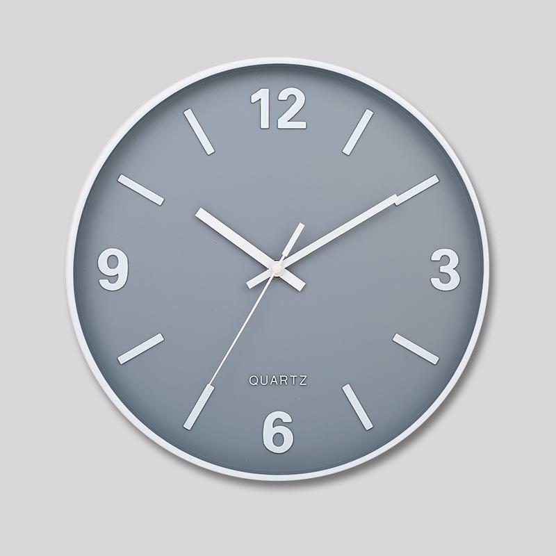 

Бесшумные настенные часы 30 см (12 дюймов), креативные и модные, трехмерные цифровые минималистичные часы для дома, гостиной