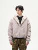 Winter 2025 Men's Plus Velvet Thickened Fur Collar Cotton Jacket - Warm Couple Style